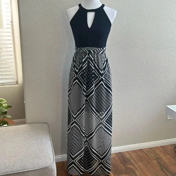 Vince Camuto Halter Type Maxi Dress - Picture 1 of 4
